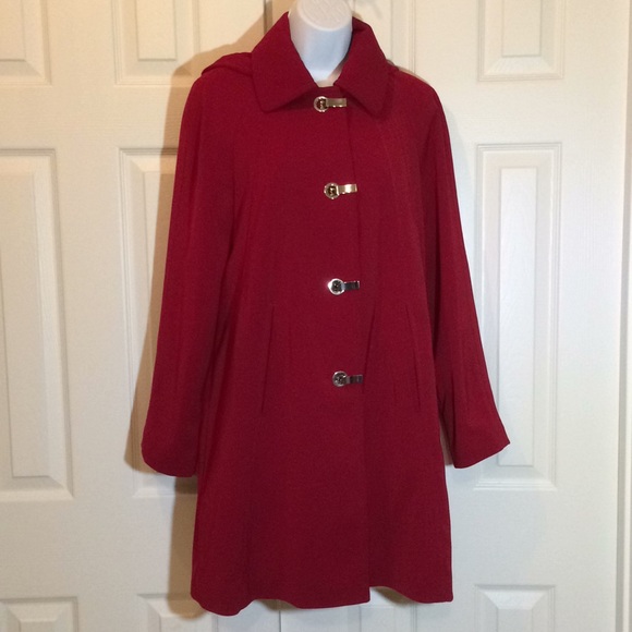 London Fog Jackets & Blazers - London Fog raincoat with detachable hood